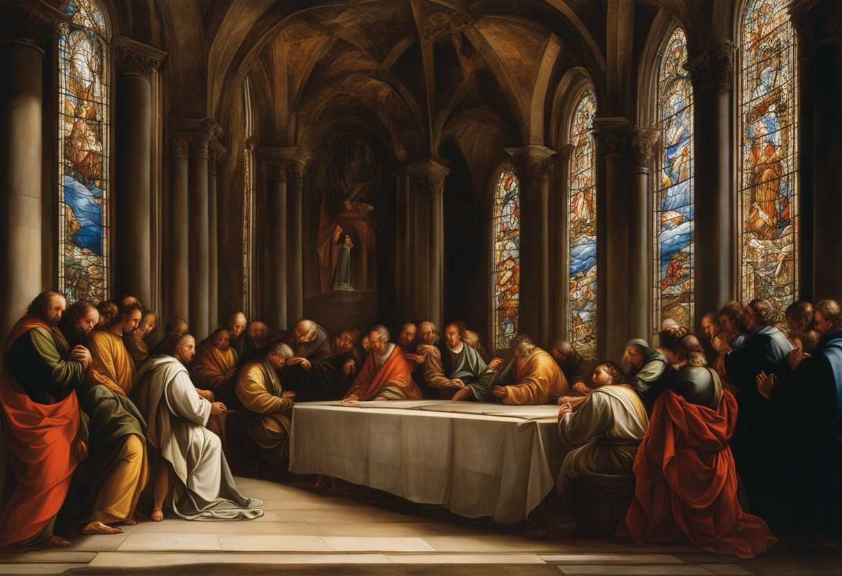 A-serene-gathering-in-prayer-illuminated-by-stained-glass-radiating-unity-and-tranquility_qqzf