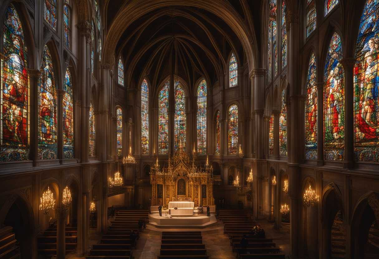 A-serene-sanctuary-individuals-in-prayer-illuminated-by-stained-glass-embodying-hope-and-resilien_jshq