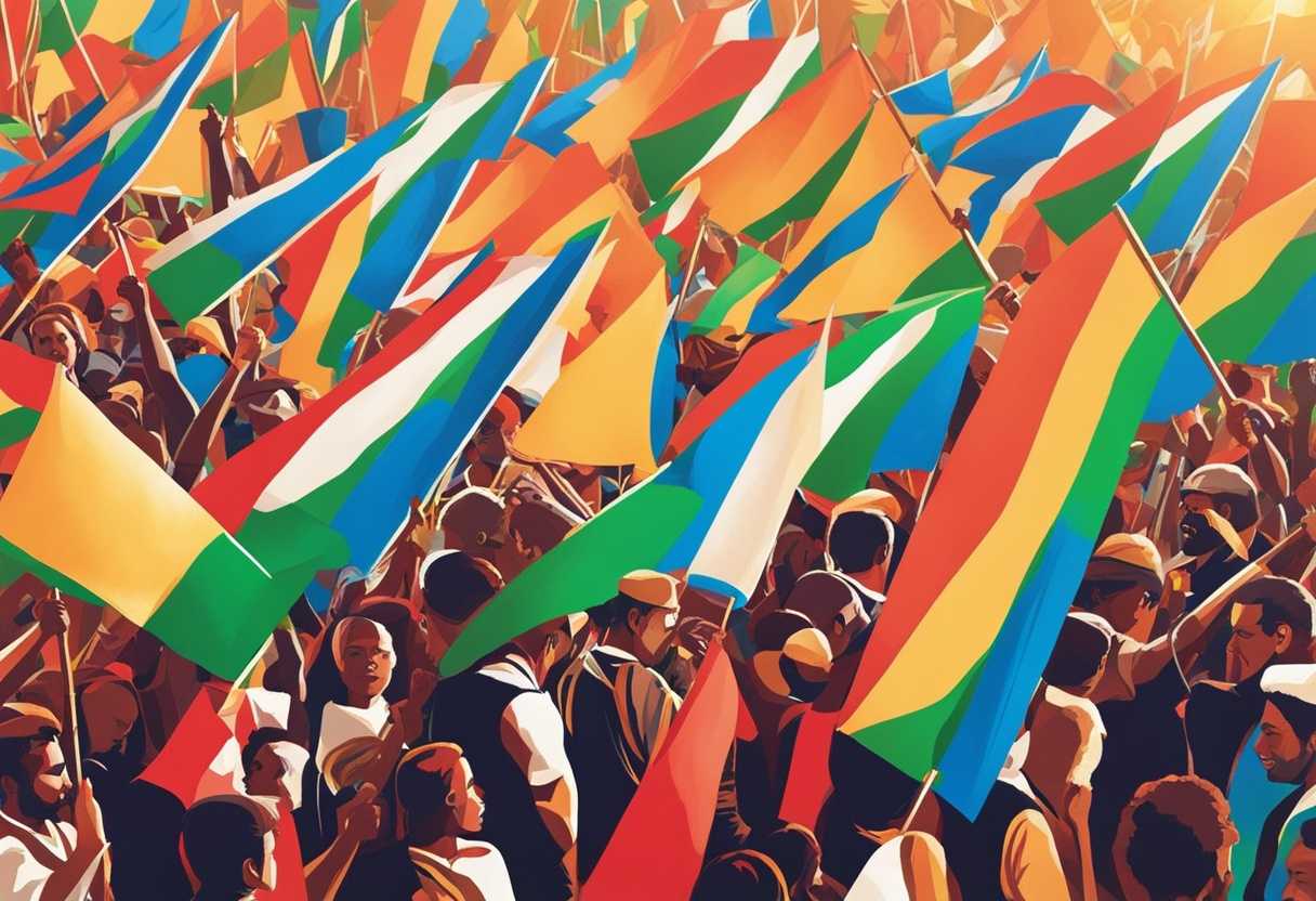 Activists-united-holding-colorful-signs-under-sunlight-embodying-hope-and-determination-for-justic_ryft