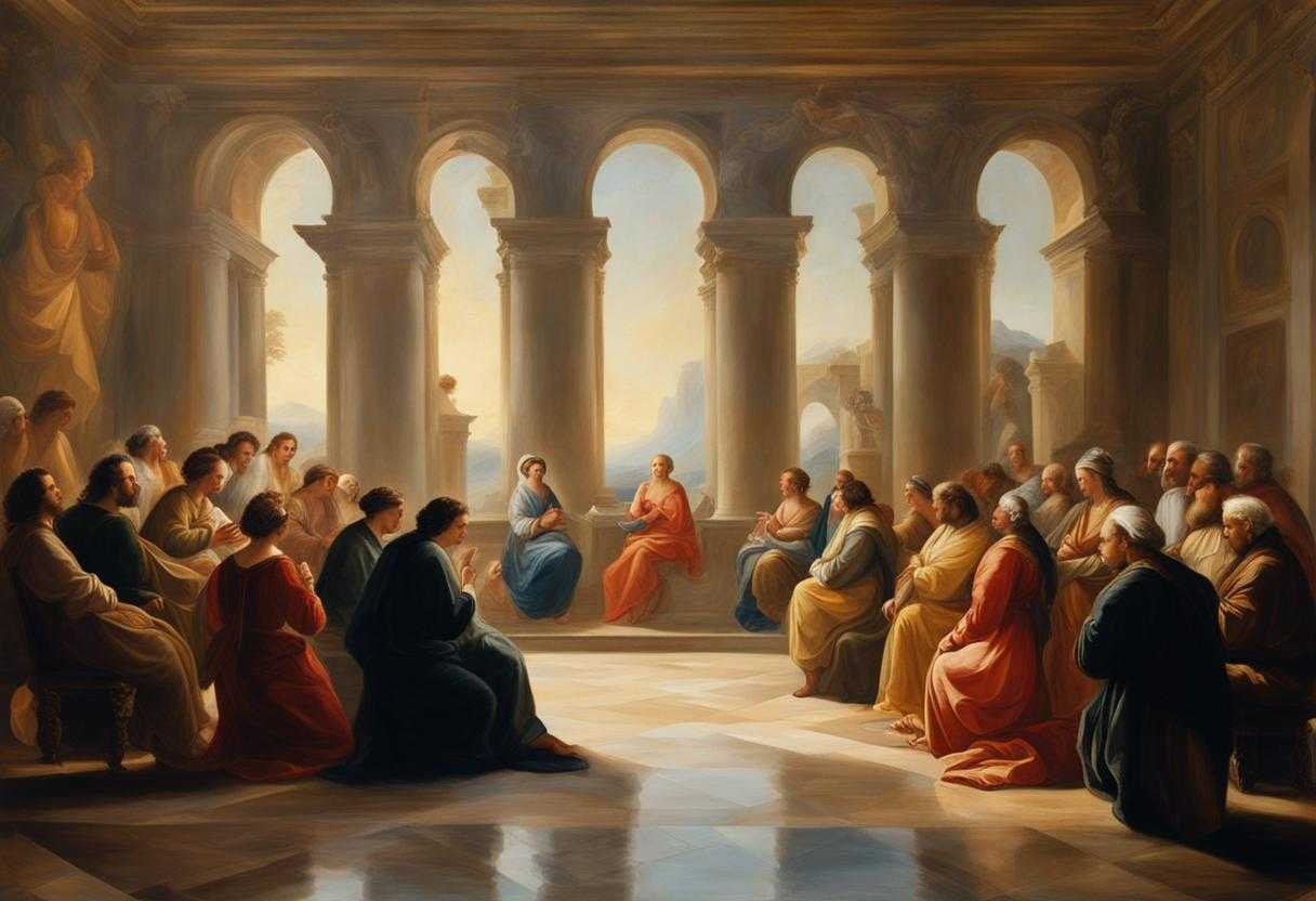 group-of-people-praying-soft-natural-light-serenity-devotion-humility-reverence-unity-shared-