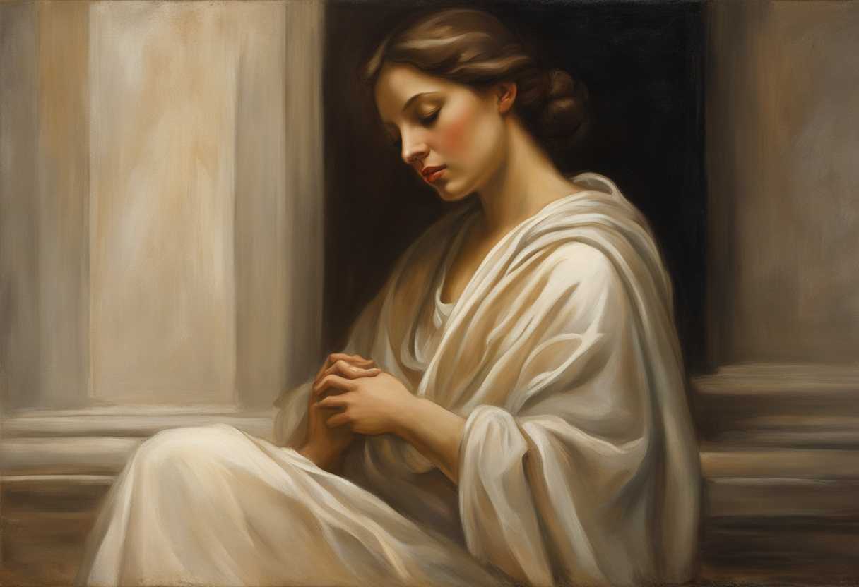 A-serene-figure-in-prayer-embraced-by-nature's-tranquility-and-soft-warm-light_dcrg