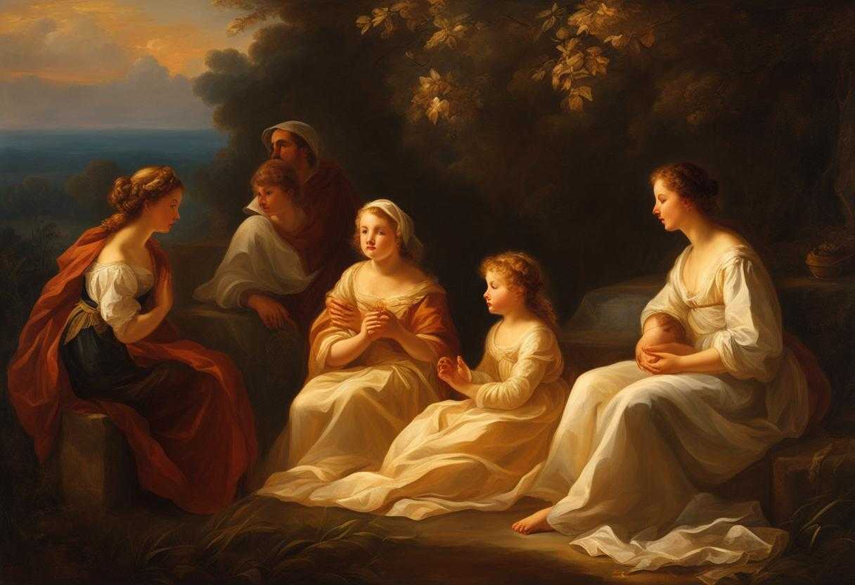 family-praying-together-warm-glow-of-setting-sun-serene-faces-peace-and-unity-gentle-breeze-gol_wsas