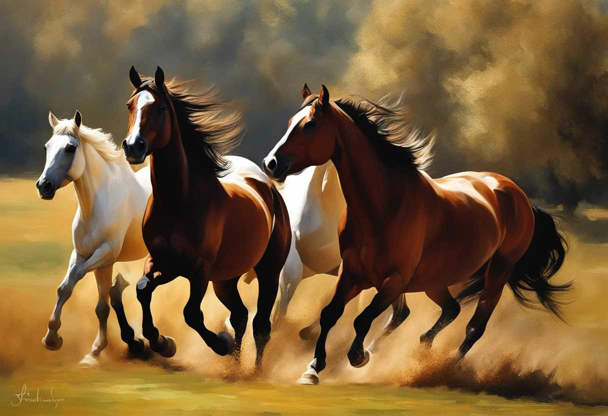 Horses-frolic-in-a-sunlit-pasture-embodying-freedom-and-harmony-with-nature_urto