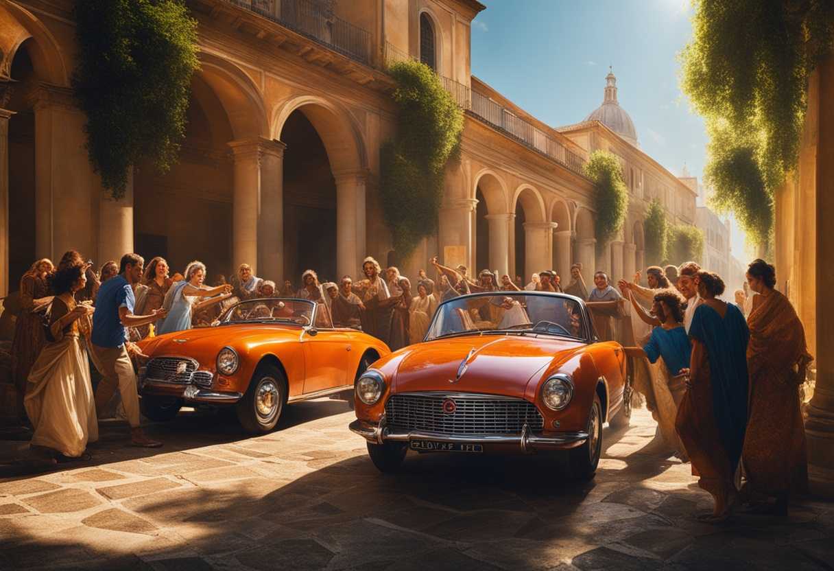 A-joyful-community-celebrates-hope-for-future-car-maintenance-sunlight-illuminating-their-smiles_woyc