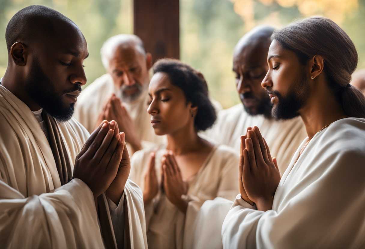 A-diverse-group-prays-together-in-soft-morning-light-united-in-hope-and-serenity_lkhh
