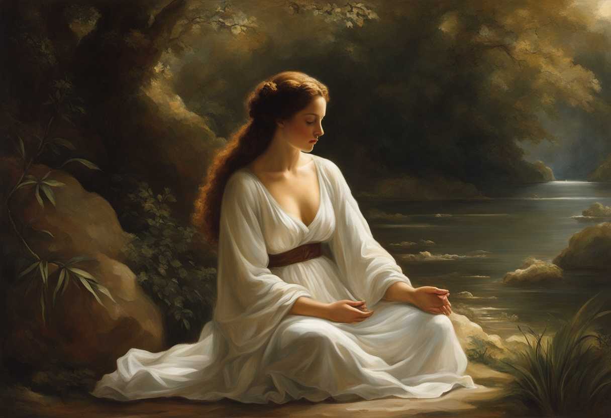 A-serene-figure-in-prayer-bathed-in-soft-light-embraced-by-nature's-tranquility_xrtc