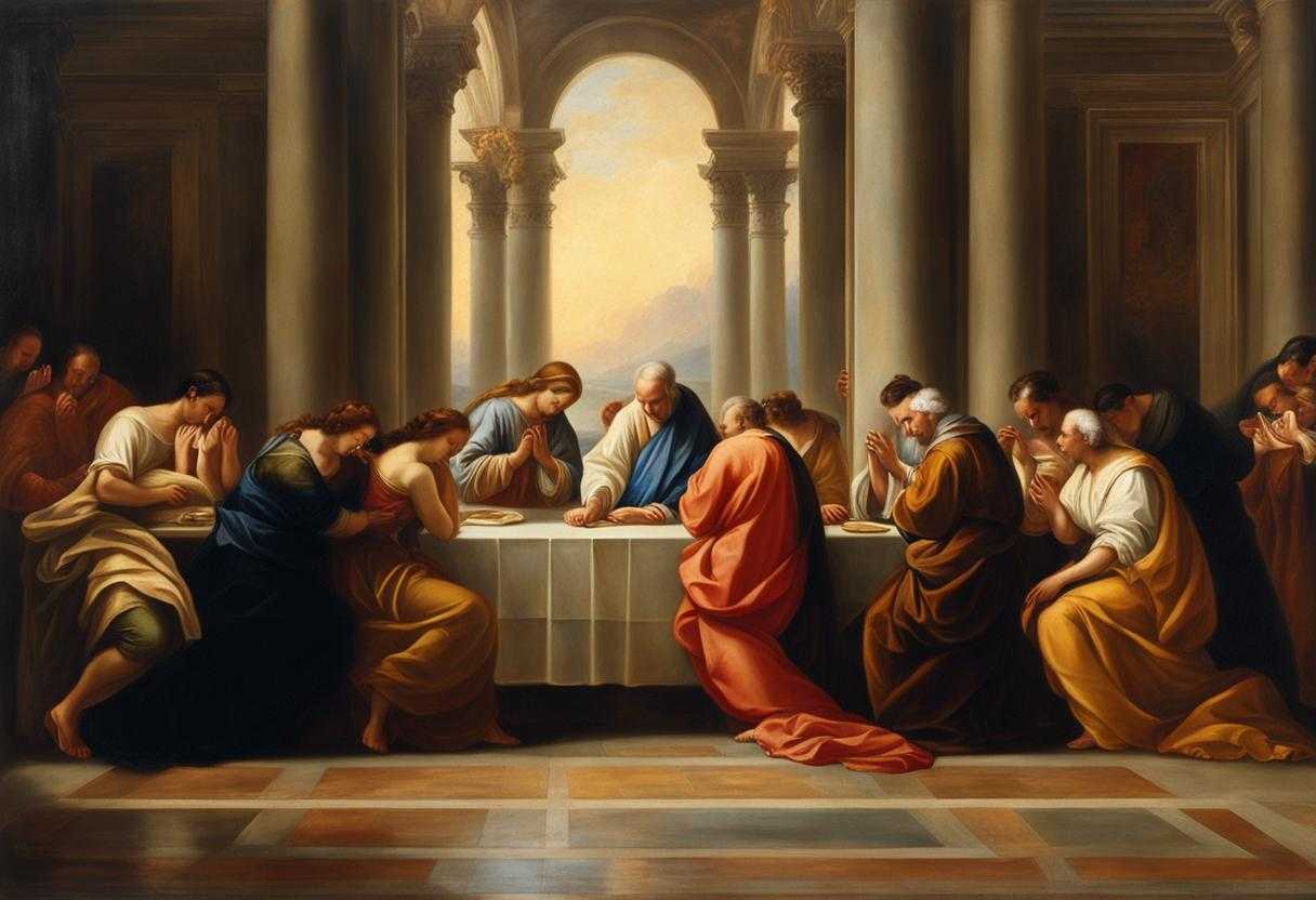 group-of-people-praying-solemnity-heads-bowed-in-prayer-hands-clasped-together-soft-light-illumi
