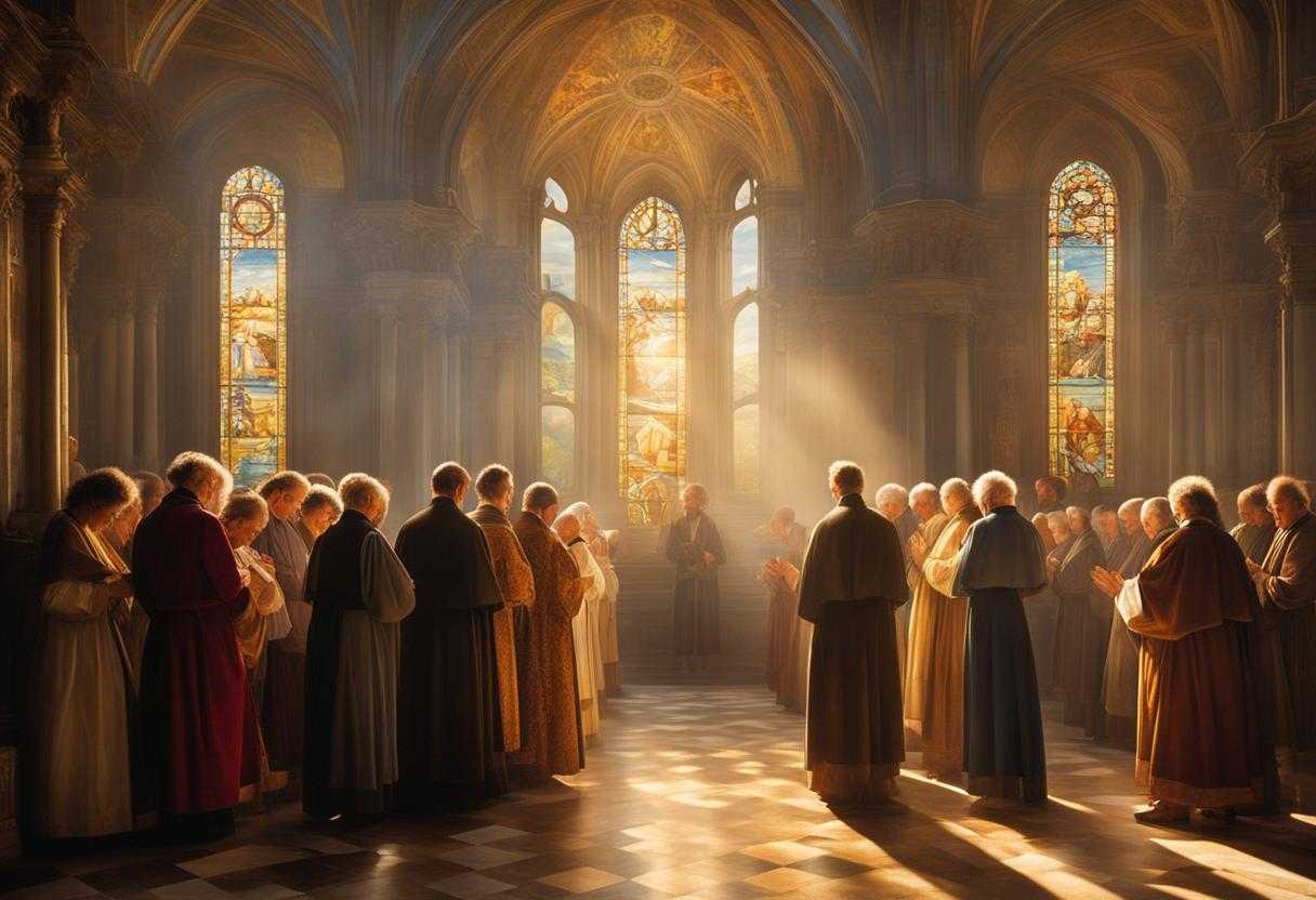 group-of-people-praying-soft-light-filters-through-stained-glass-warm-glow-bowed-heads-hands-cla