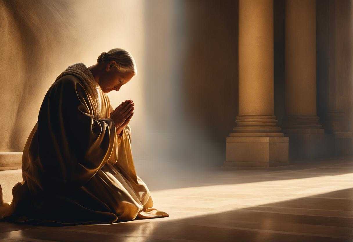person-praying-kneeling-head-bowed-hands-clasped-in-prayer-soft-lighting-serene-atmosphere-vul
