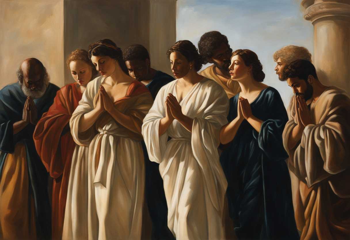 A-diverse-group-stands-together-in-soft-morning-light-hands-clasped-in-hopeful-prayer_ckzo