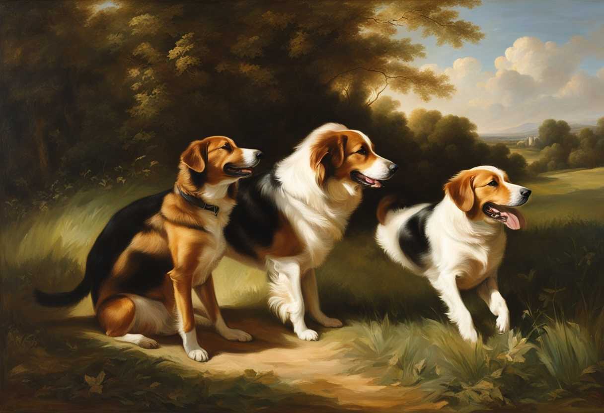 Dogs-play-joyfully-in-sunlit-grass-tails-wagging-capturing-pure-happiness-together_fevz