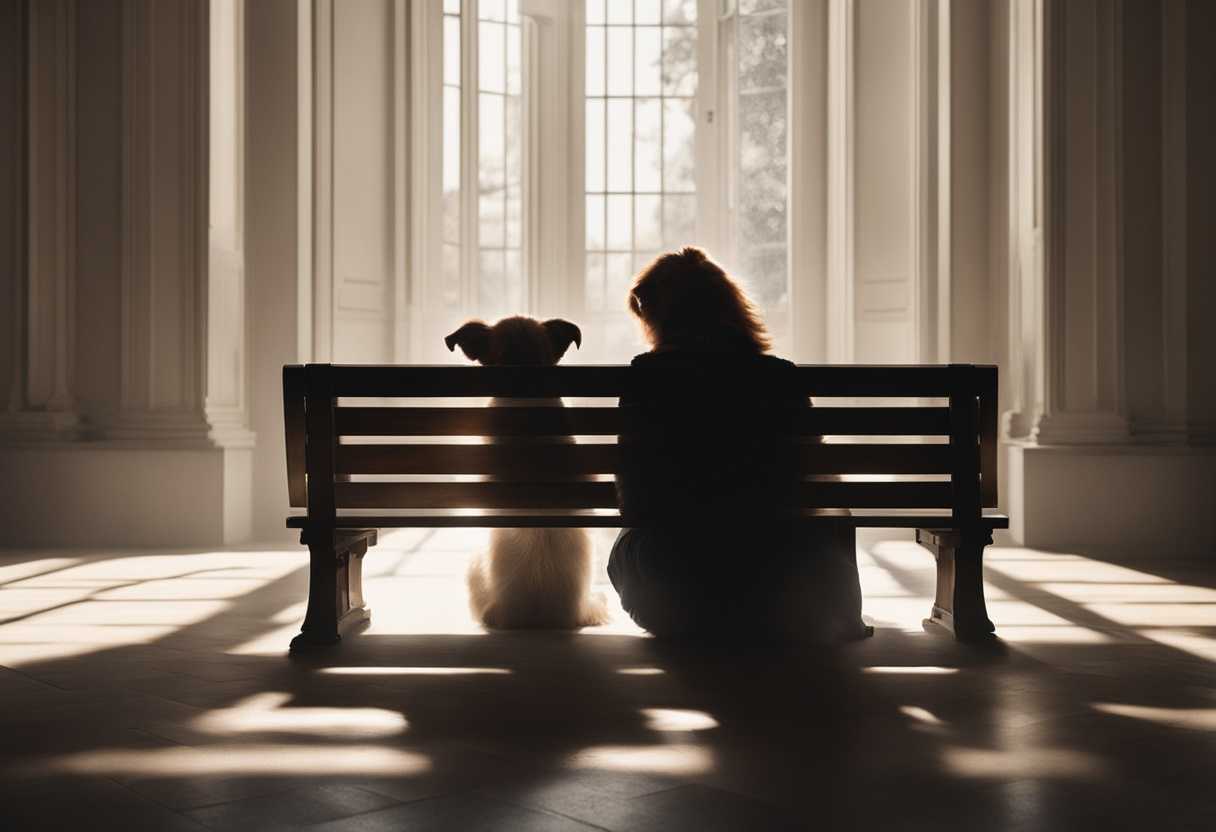 Grieving-pet-owners-on-a-bench-sunlight-filtering-memories-lingering-raw-emotion-in-silence_efri
