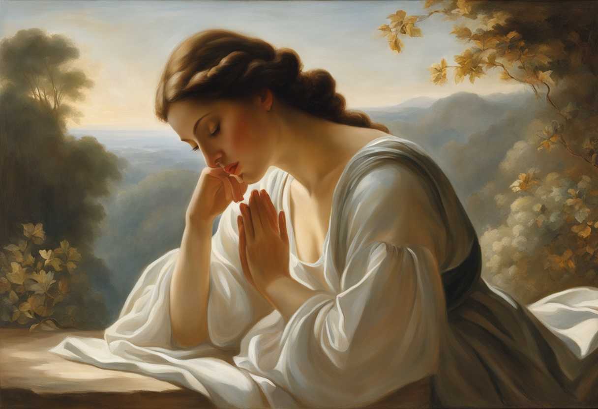 A-serene-figure-in-prayer-surrounded-by-nature's-soft-light-and-gentle-breezes_rblf