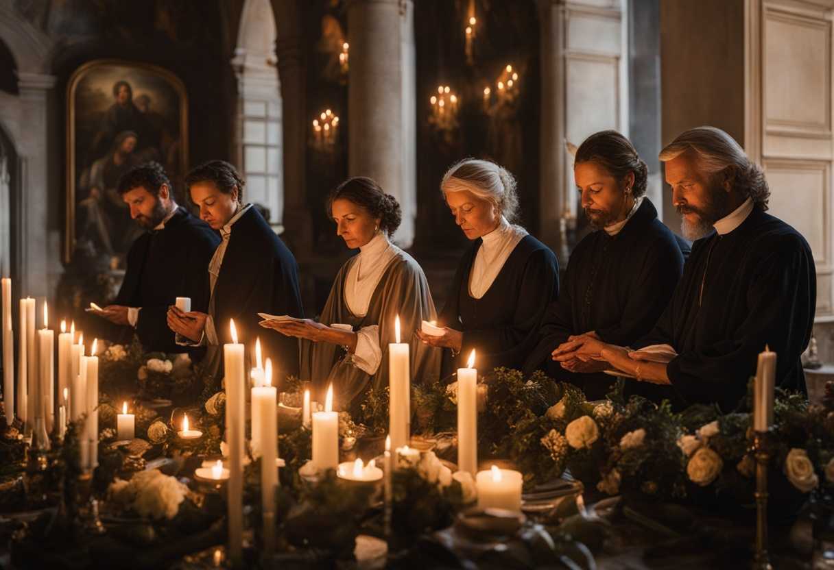 A-serene-candlelit-room-individuals-in-prayer-hands-clasped-faces-reflecting-inner-peace_kibd