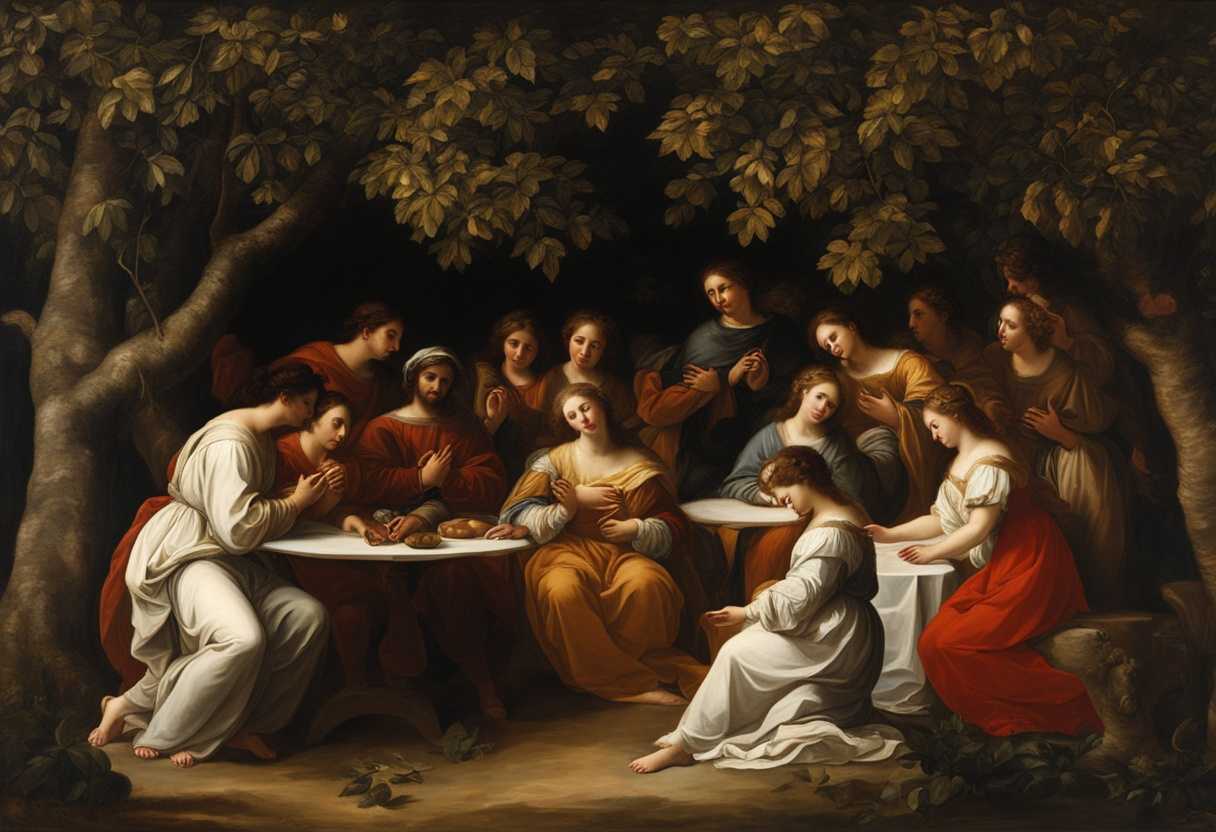 A-serene-gathering-under-trees-hands-clasped-hearts-united-in-prayer-and-hope_iibd