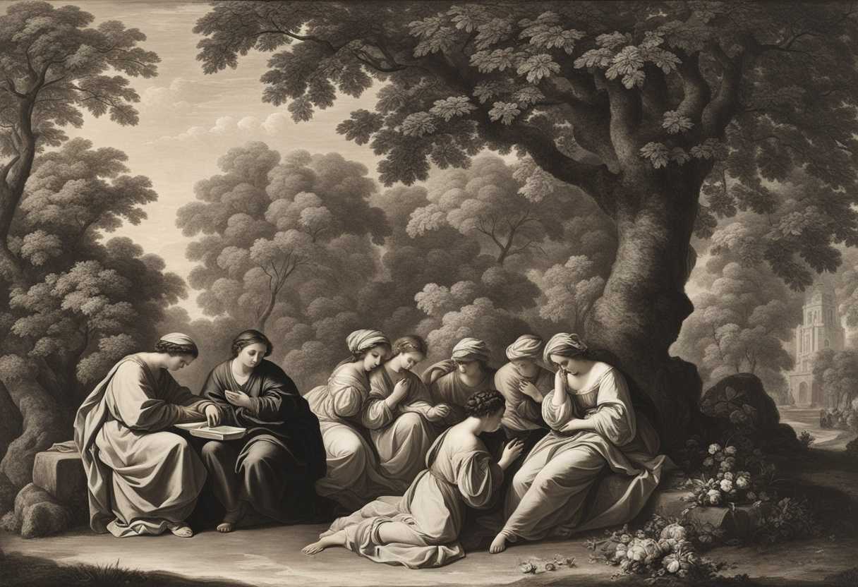 A-serene-gathering-under-trees-hands-clasped-eyes-closed-united-in-prayer-and-reflection_ytzj