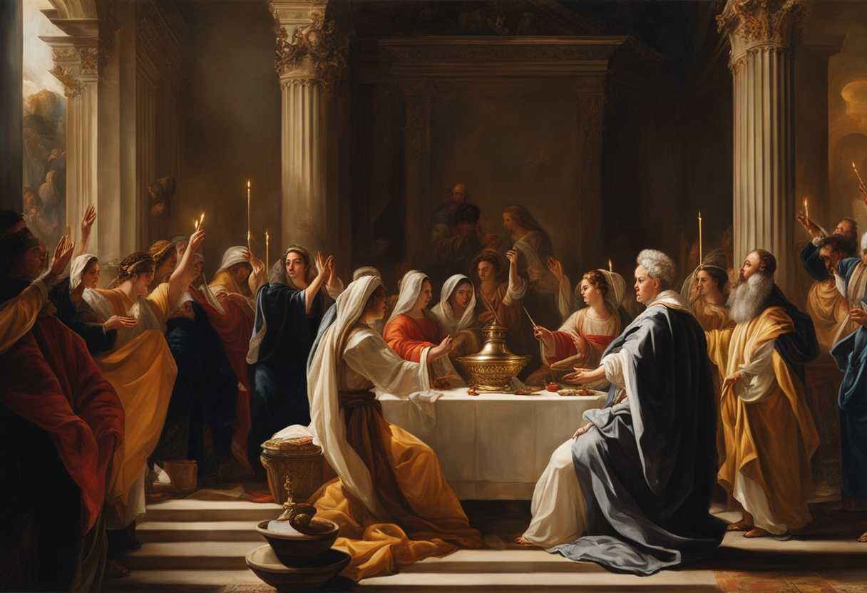A-vibrant-blessing-ceremony-with-raised-hands-incense-and-a-serene-community-atmosphere_orfp