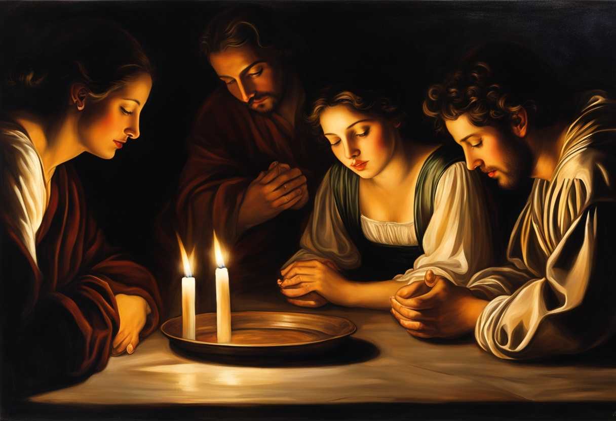 Candlelit-prayer-scene-serene-individuals-peaceful-expressions-hands-clasped-eyes-closed-in-tran_tkyq