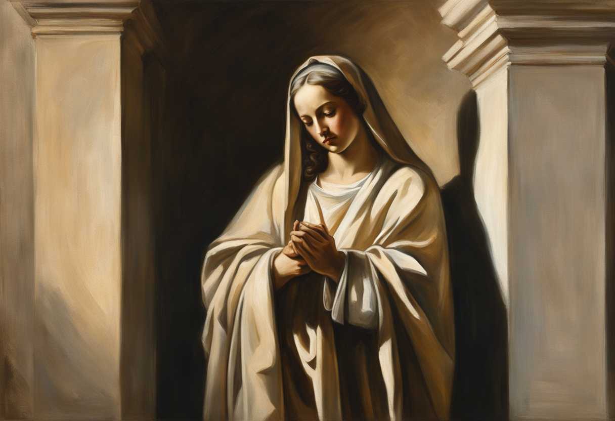 A-serene-figure-in-prayer-illuminated-by-soft-light-surrounded-by-gentle-shadows_wyhk