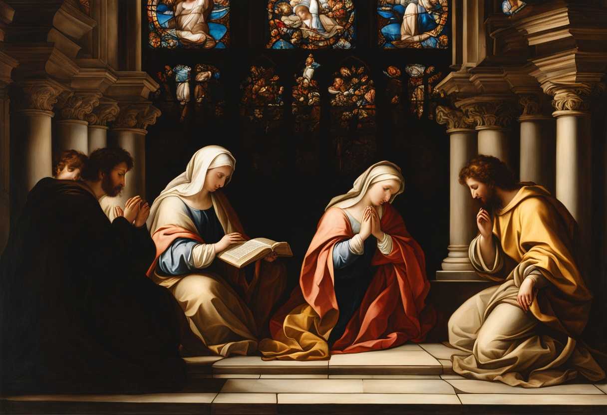 A-serene-group-in-prayer-illuminated-by-stained-glass-embodying-unity-and-devotion_rfki