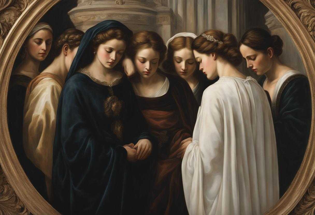 group-of-people-gathered-in-a-moment-of-sorrow-and-remembrance-circle-heads-bowed-solemn-remembra_rdxj