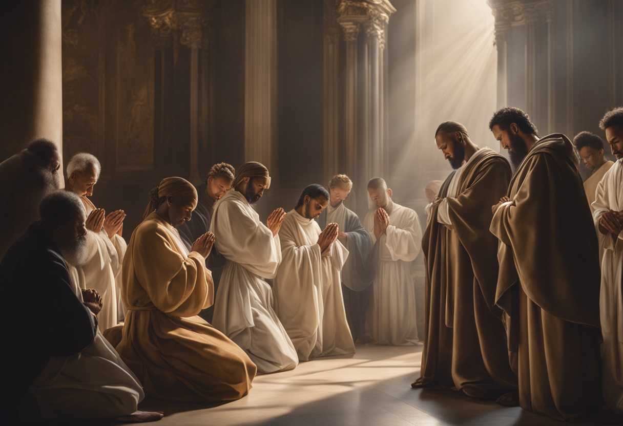 A-diverse-group-of-individuals-praying-together-in-serene-unity-bathed-in-soft-light_fyed