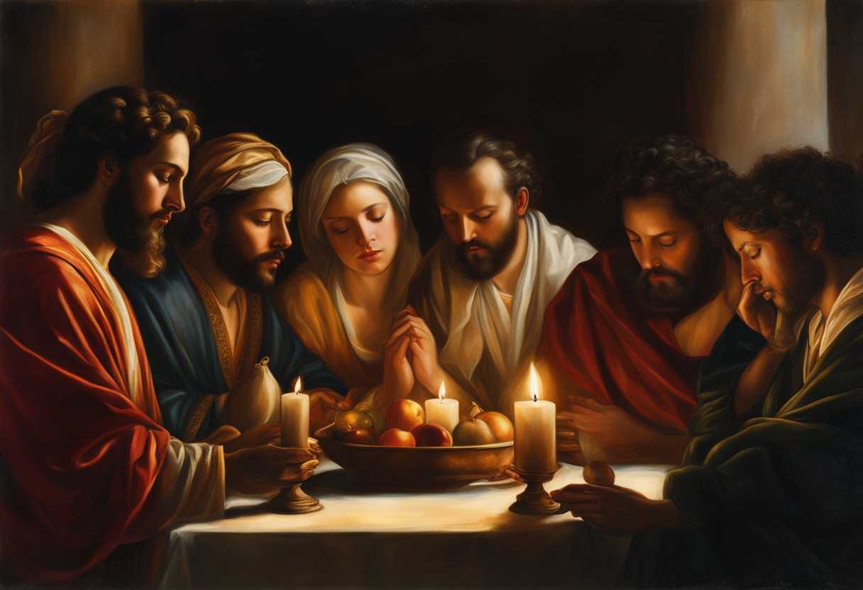 A-diverse-group-of-individuals-bathed-in-warm-light-praying-together-with-deep-devotion_pbom