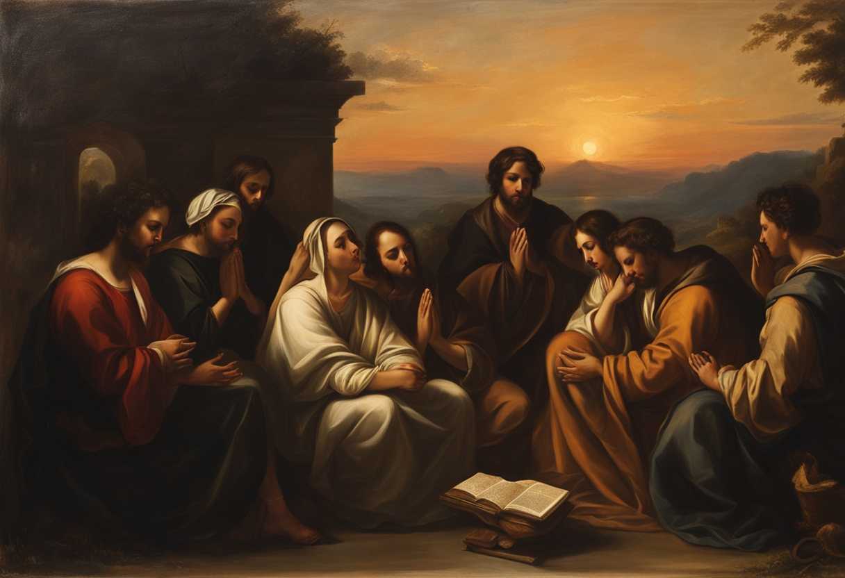 A-group-of-people-praying-at-sunset-hands-clasped-in-devotion-bathed-in-warm-light_wxnx