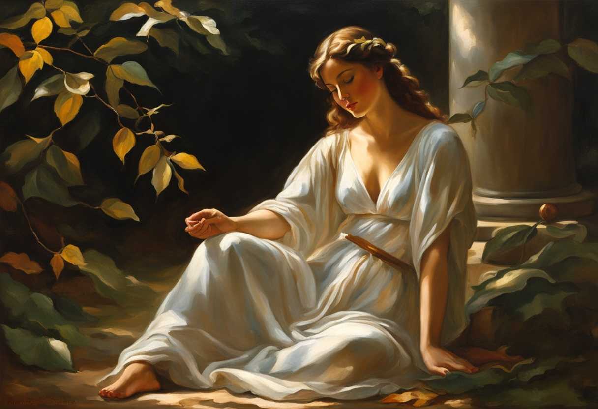 A-serene-figure-meditates-in-nature-sunlight-filtering-through-leaves-embodying-pure-tranquility_kcub