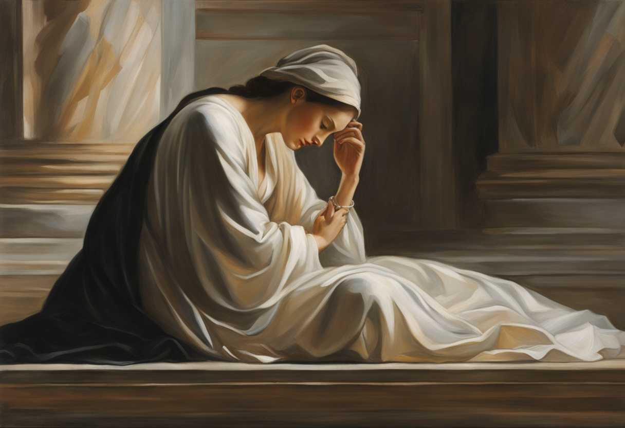 A-serene-figure-in-prayer-enveloped-in-soft-light-evokes-deep-contemplation-and-solace_eypc