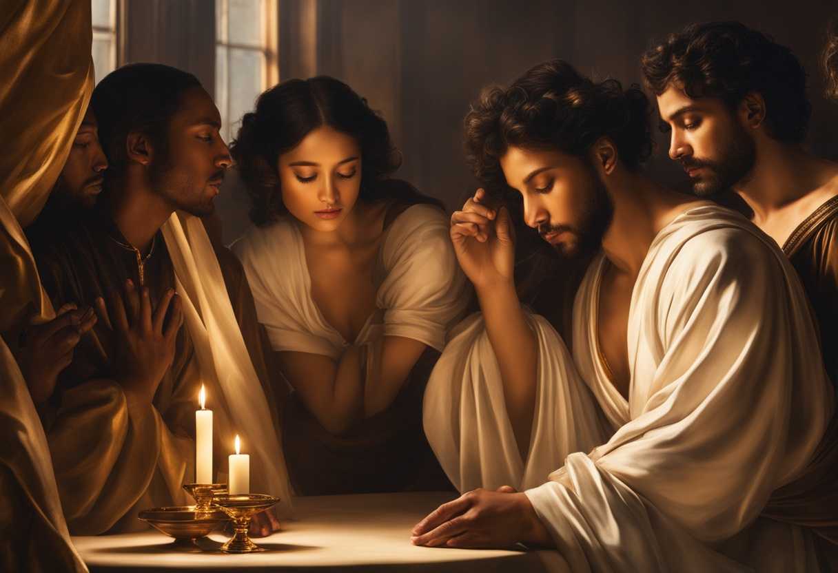 A-diverse-group-of-individuals-bathed-in-golden-light-praying-together-with-reverence-and-unity_rfwr