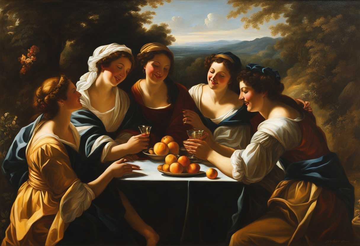 A-sunlit-gathering-of-friends-hands-clasped-sharing-laughter-and-warmth-in-nature's-embrace_shsj