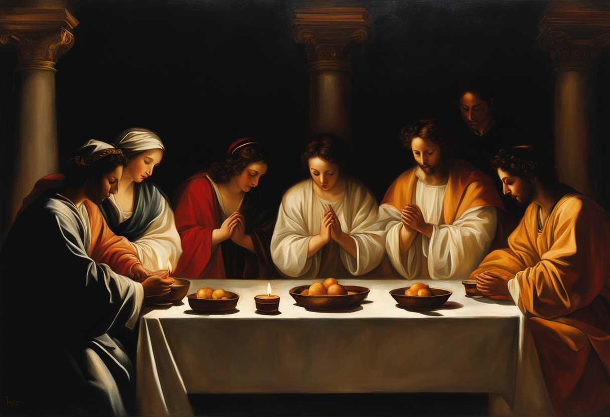 A-serene-gathering-in-prayer-soft-light-clasped-hands-vibrant-robes-and-flickering-candles_qmes