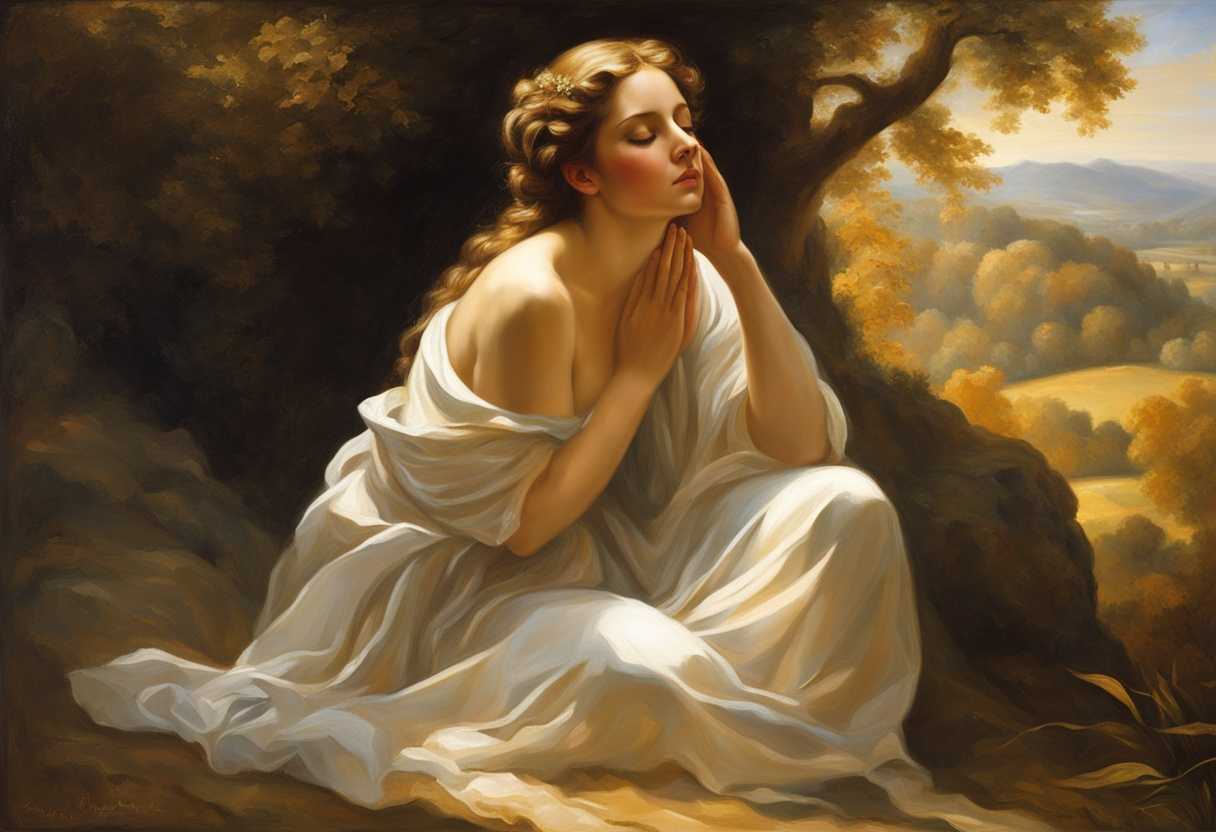 A-serene-figure-in-prayer-bathed-in-golden-light-surrounded-by-nature's-whispers_cuch