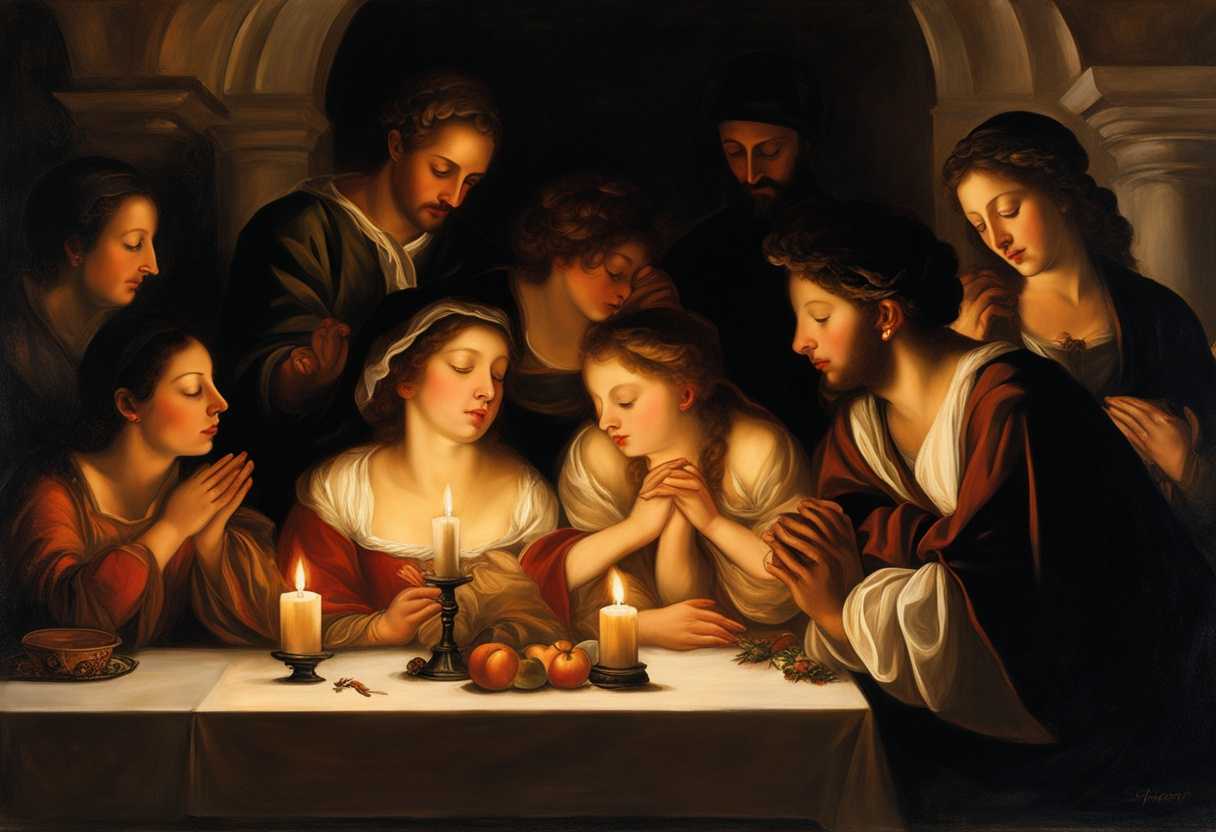 Candlelit-prayer-gathering-clasped-hands-bowed-heads-hopeful-faces-whispers-of-gratitude-fill-th_famk