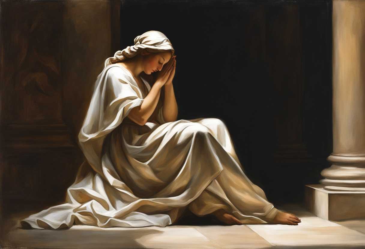 A-serene-figure-in-prayer-illuminated-by-soft-light-surrounded-by-tranquil-shadows_bpey