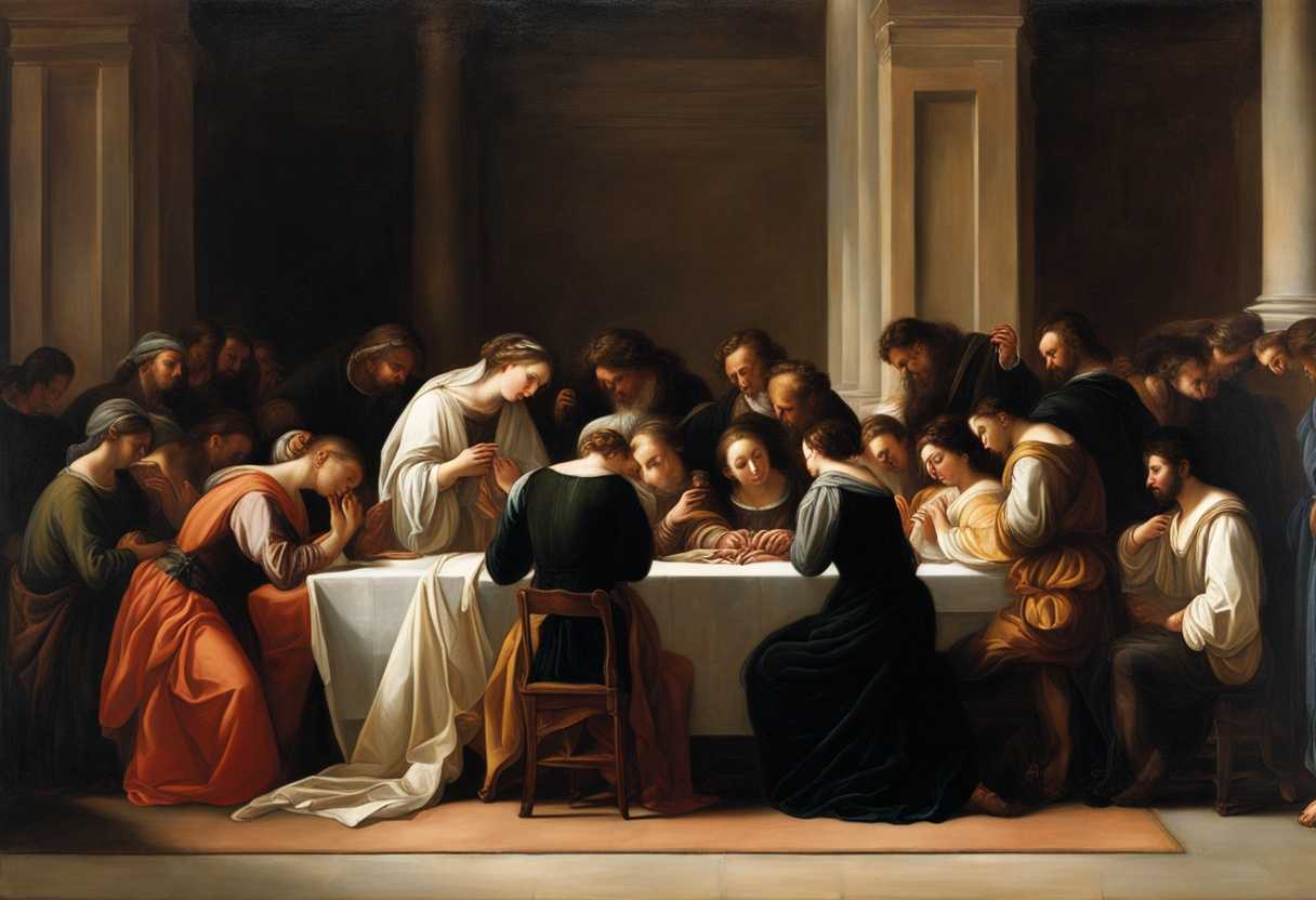 A-serene-gathering-in-soft-light-heads-bowed-hands-clasped-embodying-heartfelt-devotion_rxeo