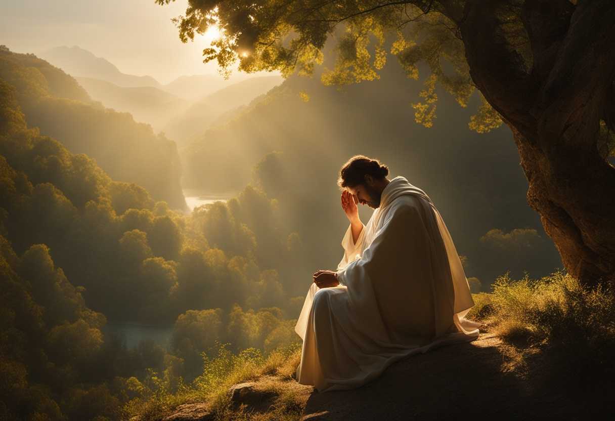 A-person-prays-in-gentle-light-surrounded-by-nature-embodying-peace-and-devotion_kywx