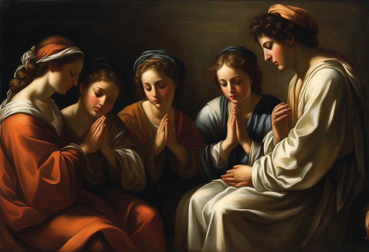 A-serene-gathering-in-prayer-soft-light-illuminating-hopeful-faces-hands-clasped-in-unity_fymo