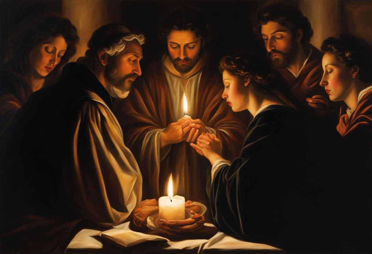 Candlelit-prayer-gathering-uplifted-faces-clasped-hands-unity-hope-and-heartfelt-devotion_oomv