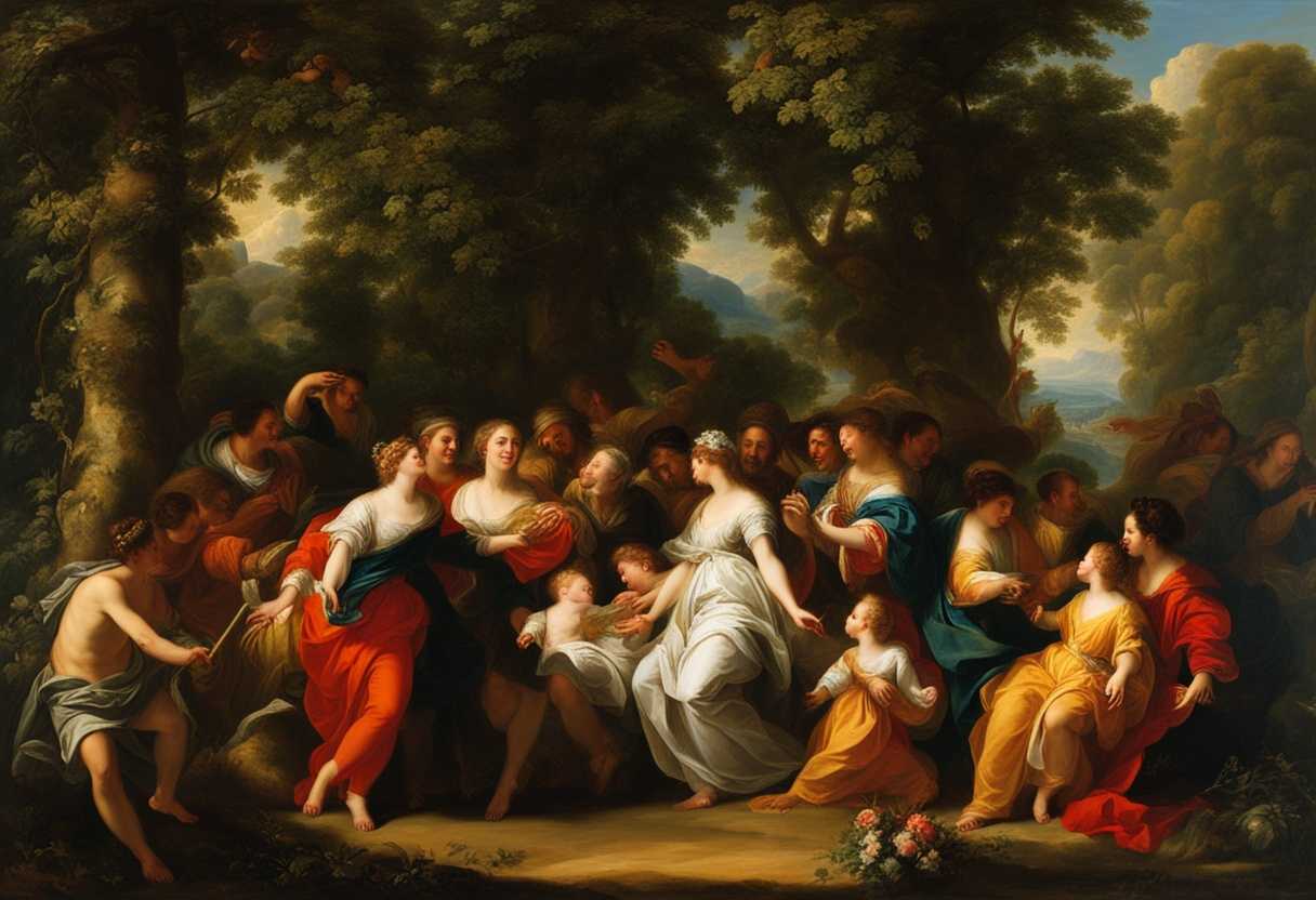A-joyful-gathering-in-nature-sunlight-streaming-laughter-echoing-vibrant-greens-surrounding_cfwe