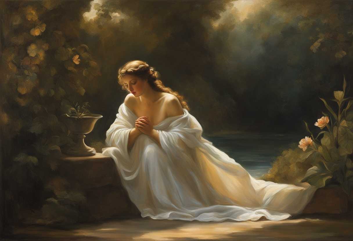 A-serene-figure-in-prayer-embraced-by-nature's-tranquility-and-soft-ethereal-light_ucfv