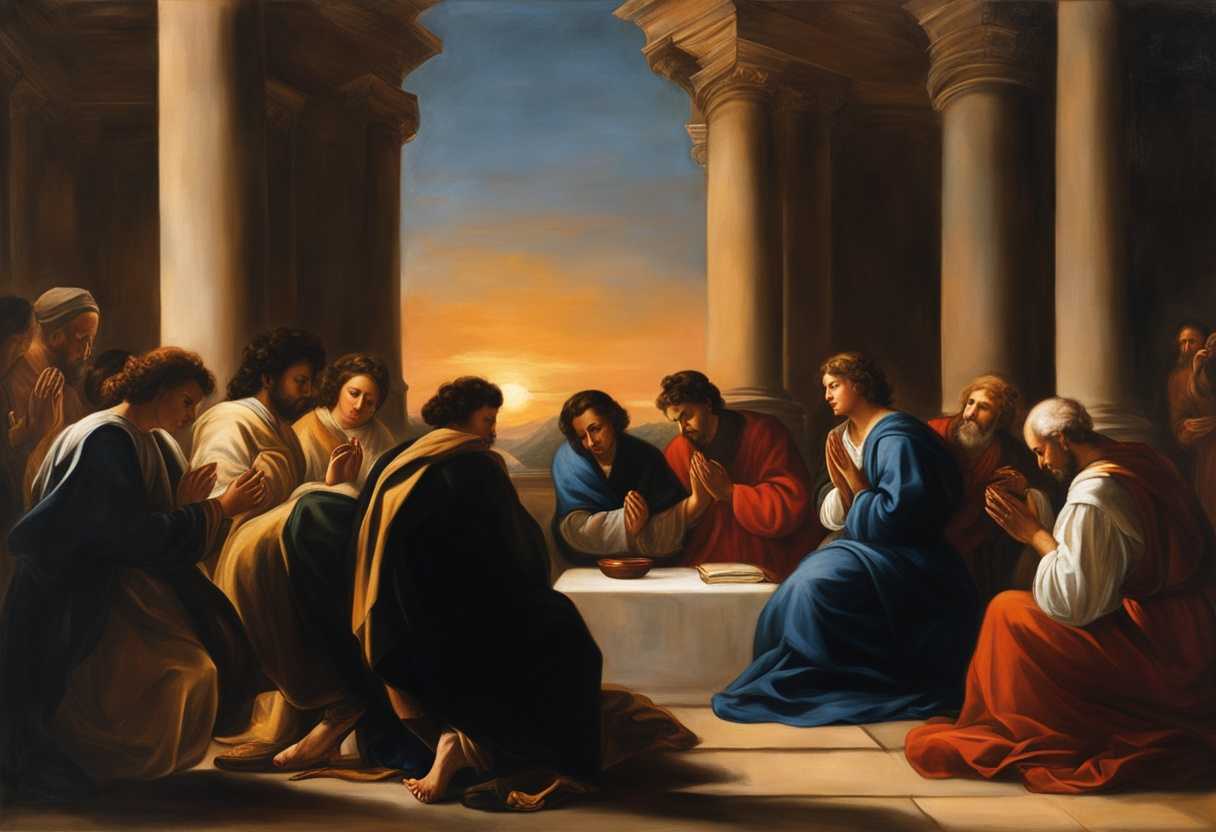 People-gather-in-prayer-at-sunset-faces-serene-united-in-spirituality-and-peace_oinp