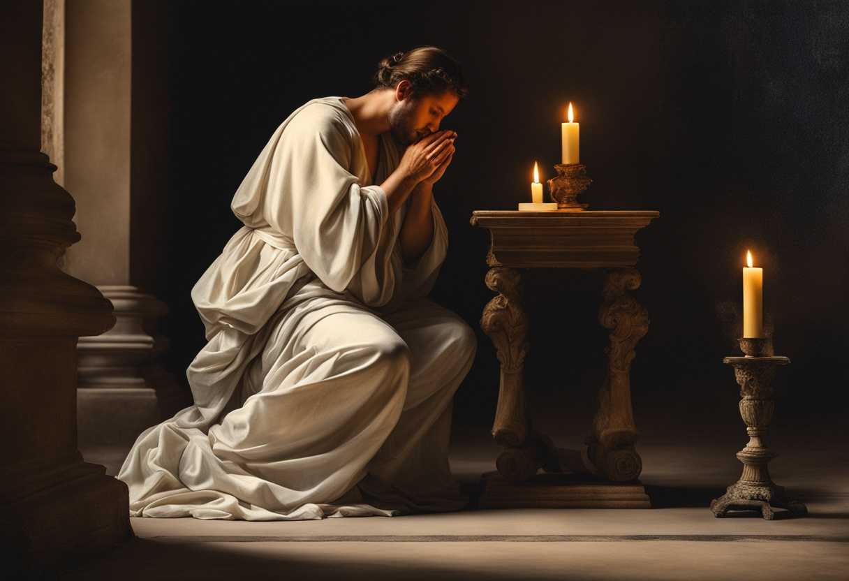 Kneeling-figure-prays-by-flickering-candle-framed-photo-of-brother-emotions-heavy-yet-hopeful_wqgk