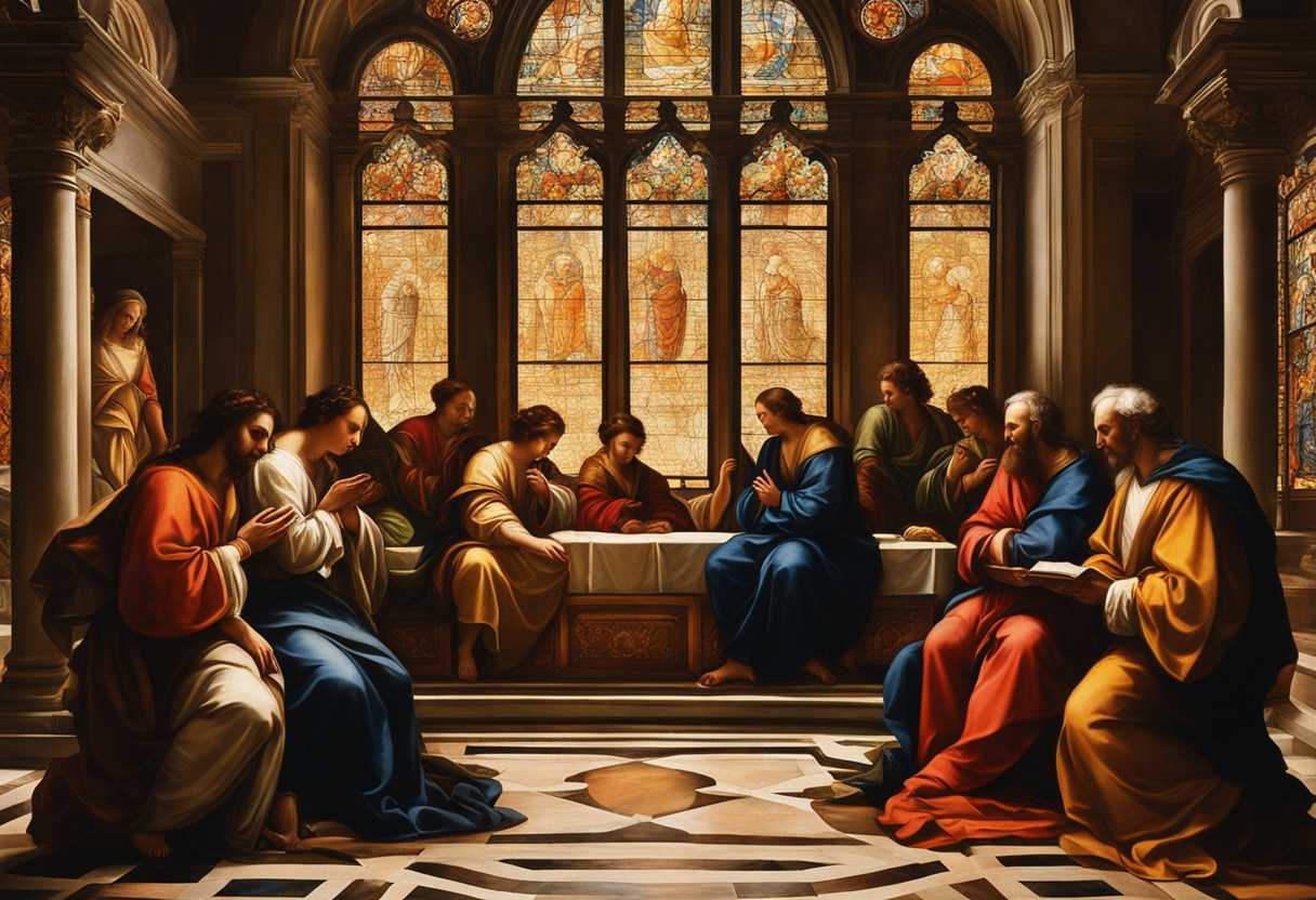 Serene-individuals-in-prayer-soft-stained-glass-light-warm-hues-peaceful-contemplation_fvtp