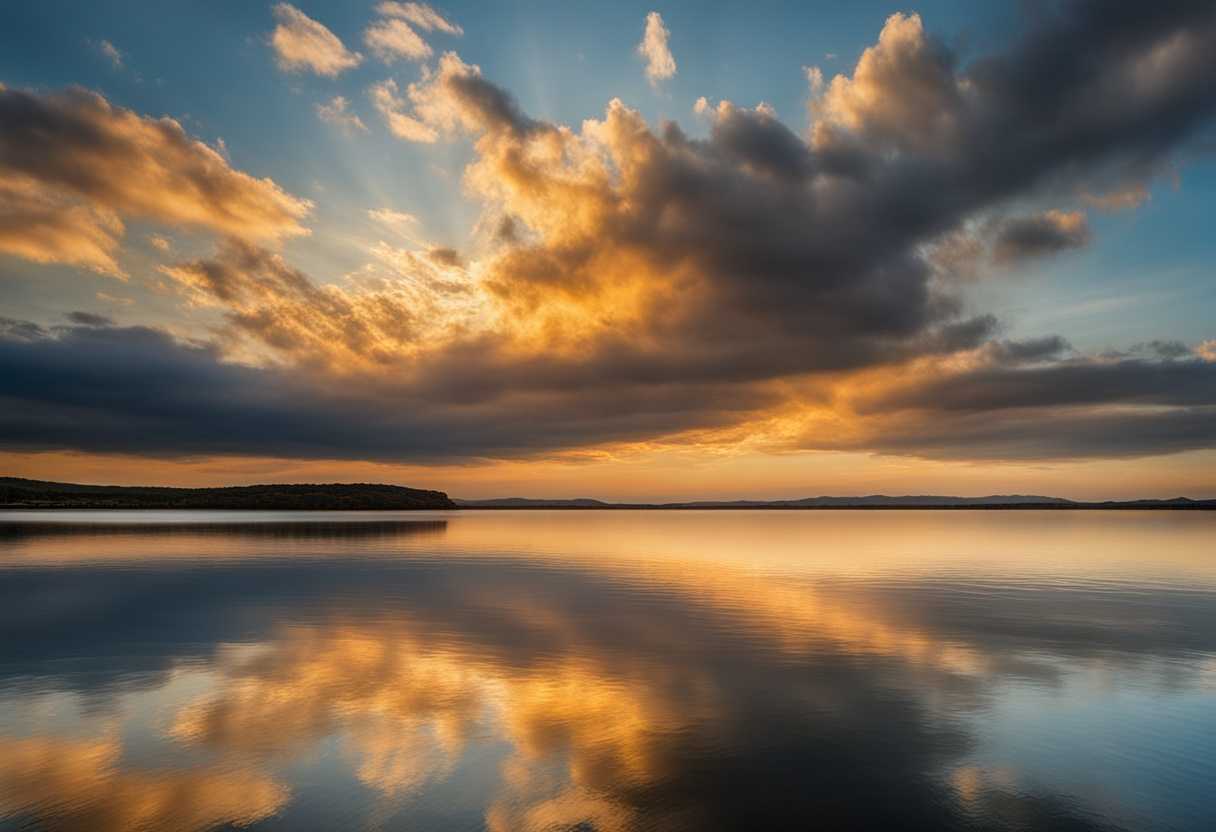 A-tranquil-landscape-at-golden-hour-reflecting-calm-waters-and-soft-drifting-clouds_ynyf