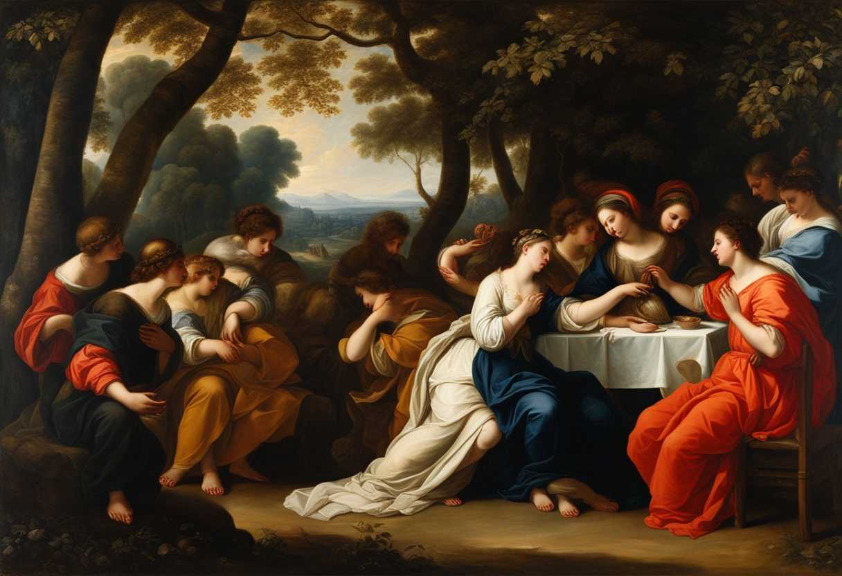 A-serene-gathering-under-trees-hands-clasped-eyes-closed-radiating-unity-and-devotion_wmik