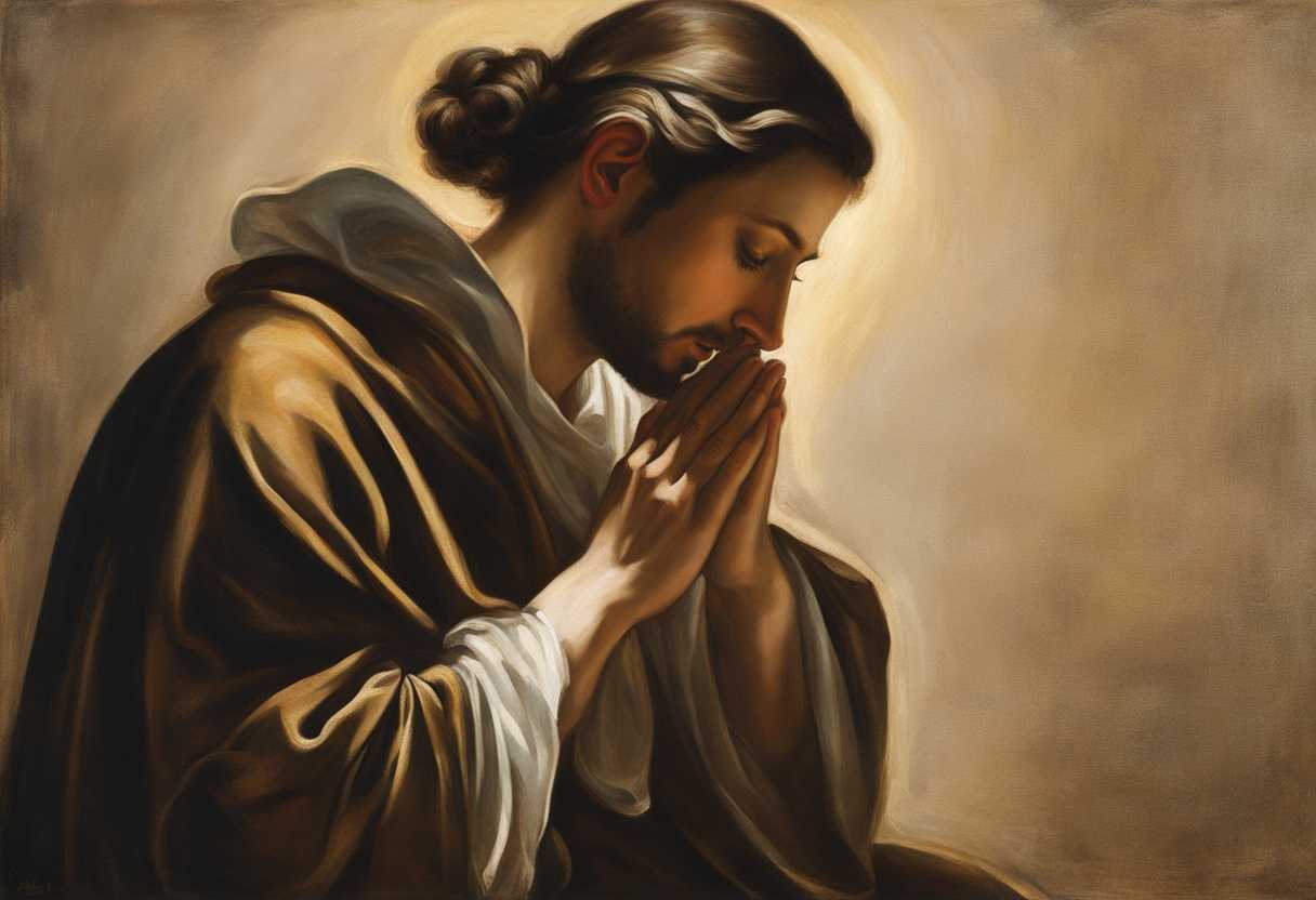 A-person-in-prayer-illuminated-by-gentle-light-embodies-peace-vulnerability-and-devotion_vsmz