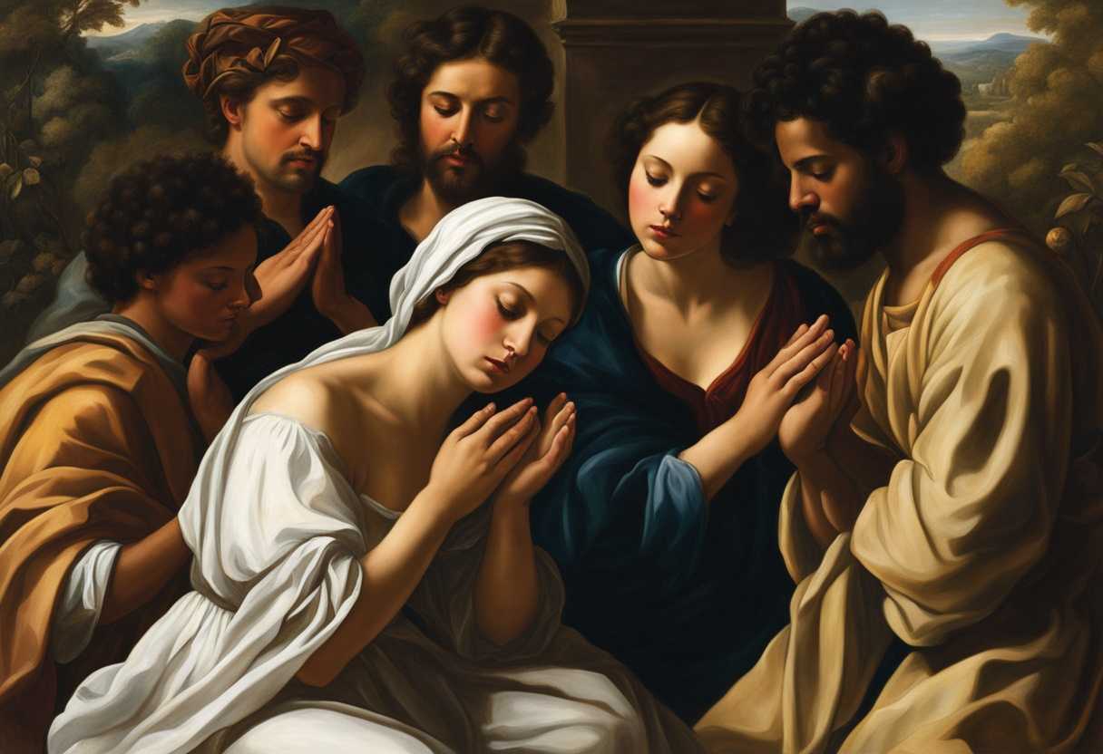 A-diverse-group-in-prayer-united-in-hope-surrounded-by-nature's-serene-embrace_laig