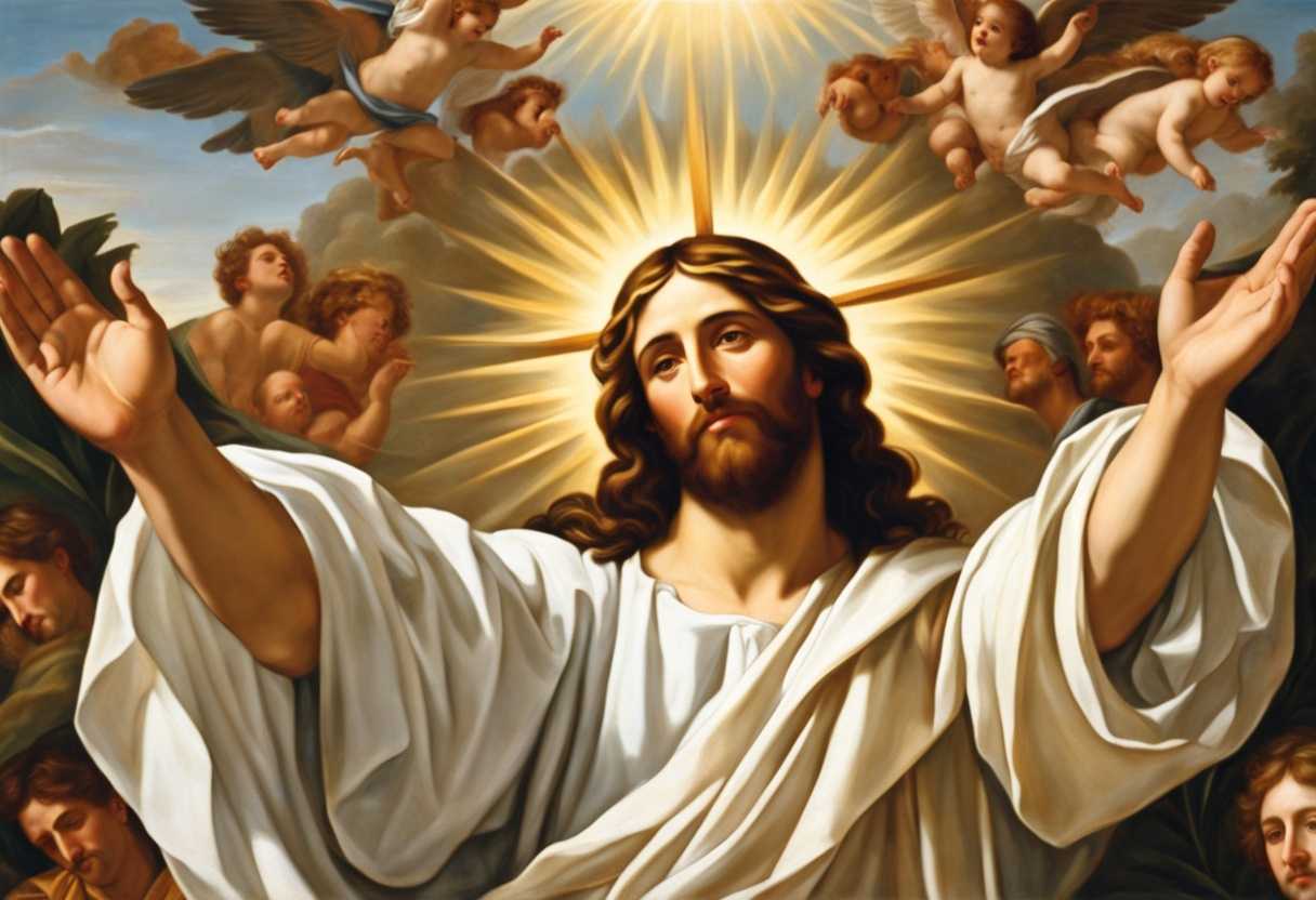 Jesus-radiant-and-serene-invites-warmth-with-outstretched-arms-in-a-vibrant-peaceful-setting_lner